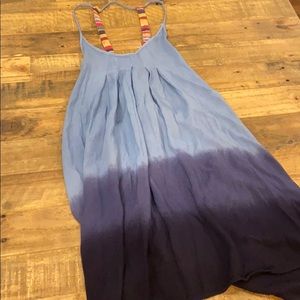 Tie dye dress/ beach cover up